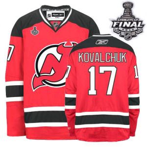 Devils #17 Ilya Kovalchuk Red Home 2012 Stanley Cup Embroidered Youth NHL Jersey