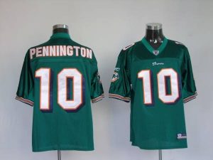 Dolphins Chad Pennington #10 Green Stitched NFL Jersey