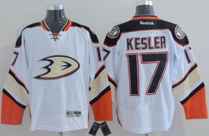 Ducks #17 Ryan Kesler White New Road Stitched NHL Jersey