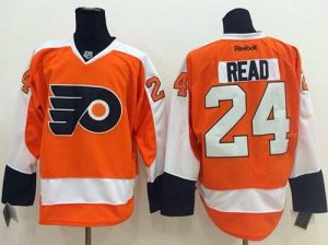 Flyers #24 Matt Read Orange Stitched NHL Jersey