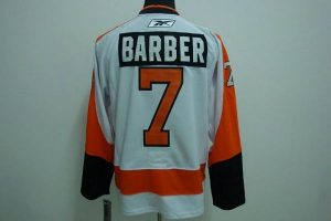 Flyers #7 Barber Embroidered Winter Classic White NHL Jersey