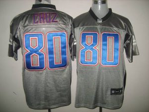 Giants #80 Victor Cruz Grey Shadow Stitched NFL Jersey