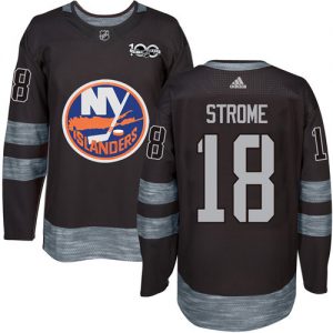 Islanders #18 Ryan Strome Black 1917-2017 100th Anniversary Stitched NHL Jersey