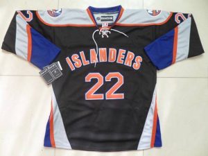 Islanders #22 Mike Bossy Black Third Embroidered NHL Jersey