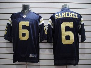 Jets Mark Sanchez #6 Stitched Blue NFL Jersey