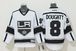 Kings #8 Drew Doughty White Road Stitched NHL Jersey