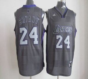 Lakers #24 Kobe Bryant Black Rhythm Fashion Embroidered NBA Jersey