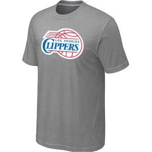 Los Angeles Clippers Big & Tall Primary Logo T-Shirt Light Grey