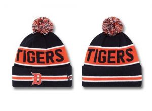 MLB Detroit Tigers Logo Stitched Knit Beanies 005