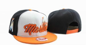 MLB Miami Marlins Stitched Snapback Hats 001