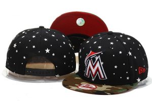 MLB Miami Marlins Stitched Snapback Hats 012