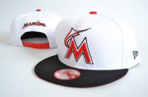 MLB Miami Marlins Stitched Snapback Hats 015