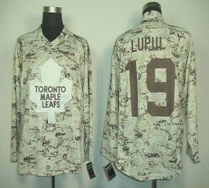 Maple Leafs #19 Joffrey Lupul Camouflage Embroidered NHL Jersey