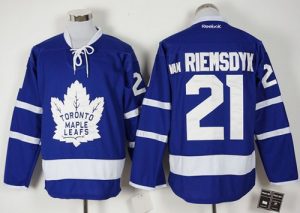 Maple Leafs #21 James Van Riemsdyk Blue New Stitched NHL Jersey