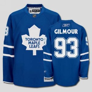 Maple Leafs #93 Doug Gilmour Embroidered Blue NHL Jersey