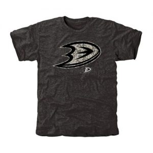 Men's Anaheim Ducks Black Rink Warrior T-Shirt