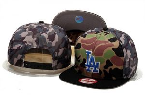 Men's Los Angeles Dodgers #42 Jackie Robinson Stitched New Era Digital Camo Memorial Day 9FIFTY Snapback Adjustable Hat