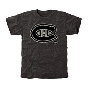 Men's Montreal Canadiens Black Rink Warrior T-Shirt