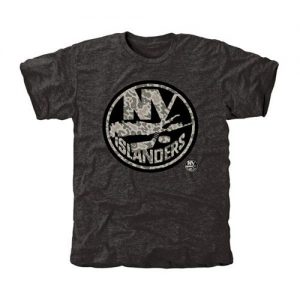 Men's New York Islanders Black Rink Warrior T-Shirt