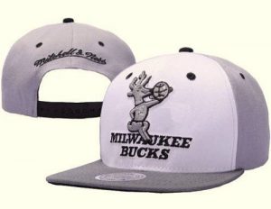 Mitchell and Ness NBA Milwaukee Bucks Stitched Snapback Hats 013
