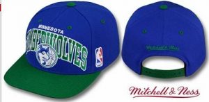 Mitchell and Ness NBA Minnesota Timberwolves Stitched Snapback Hats 006
