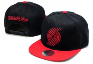 Mitchell and Ness NBA Portland Trail Blazers Stitched Snapback Hats 020