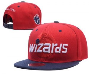 Mitchell and Ness NBA Washington Wizards Stitched Snapback Hats 001