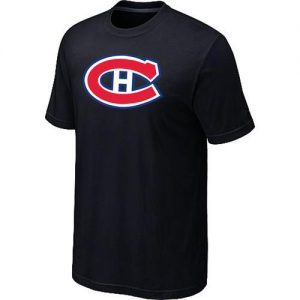 Montreal Canadiens Big & Tall Logo Black NHL T-Shirts