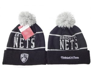 NBA Brooklyn Nets Logo Stitched Knit Beanies 010