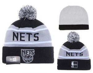 NBA Brooklyn Nets Logo Stitched Knit Hat 004