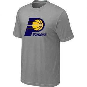 NBA Indiana Pacers Big & Tall Primary Logo T-Shirt Light Grey