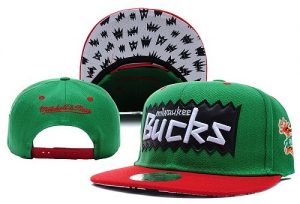 NBA Milwaukee Bucks Stitched Snapback Hats 016