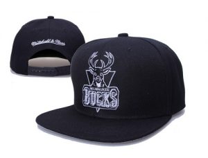 NBA Milwaukee Bucks Stitched Snapback Hats 017