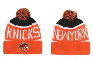 NBA New York Knicks Logo Stitched Knit Beanies 017