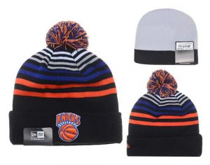 NBA New York Knicks New Era Logo Stitched Knit Beanies 001