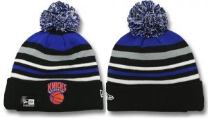 NBA New York Knicks New Era Logo Stitched Knit Hat 004