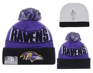 NFL Baltimore Ravens Logo Stitched Knit Beanies 014