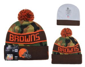 NFL Cleverland Browns Logo Stitched Knit Beanies 002