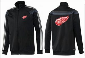 NHL Detroit Red Wings Zip Jackets Black-2