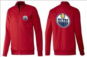 NHL Edmonton Oilers Zip Jackets Red