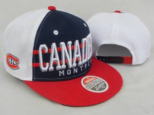 NHL Montreal Canadiens Stitched Zephyr Snapback Hats 003