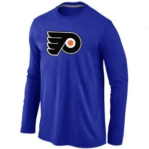 NHL Philadelphia Flyers Big & Tall Logo Long Sleeve T-Shirt Blue