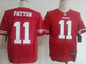 Nike 49ers #11 Quinton Patton Red Team Color Men's Embroidered NFL Elite Jersey