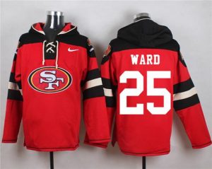 Nike 49ers #25 Jimmie Ward Red Player Pullover NFL Hoodie