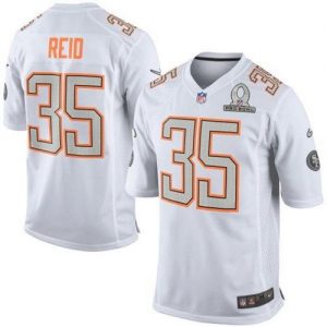 Nike 49ers #35 Eric Reid White Pro Bowl Men's Stitched NFL Elite Team Rice Jersey