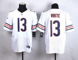 Nike Bears #13 Kevin White White Men's Stitched NFL Elite Jersey