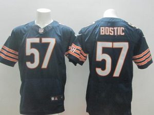 Nike Bears #57 Jon Bostic Navy Blue Team Color Men's Stitched NFL Elite Jersey