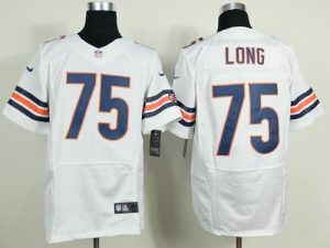 Nike Bears #75 Kyle Long White Men's Stitched NFL Elite Jersey