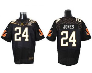 Nike Bengals #24 Adam Jones Black 2016 Pro Bowl Men's Stitched NFL Elite Jersey