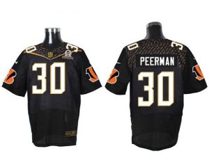 Nike Bengals #30 Cedric Peerman Black 2016 Pro Bowl Men's Stitched NFL Elite Jersey